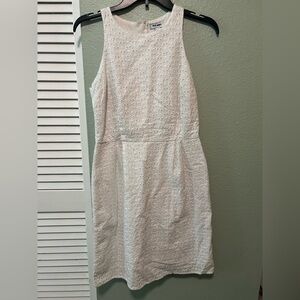 Old Navy Textured White Mini Dress